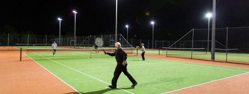 Doubles match at Wanneroo Tennis Club